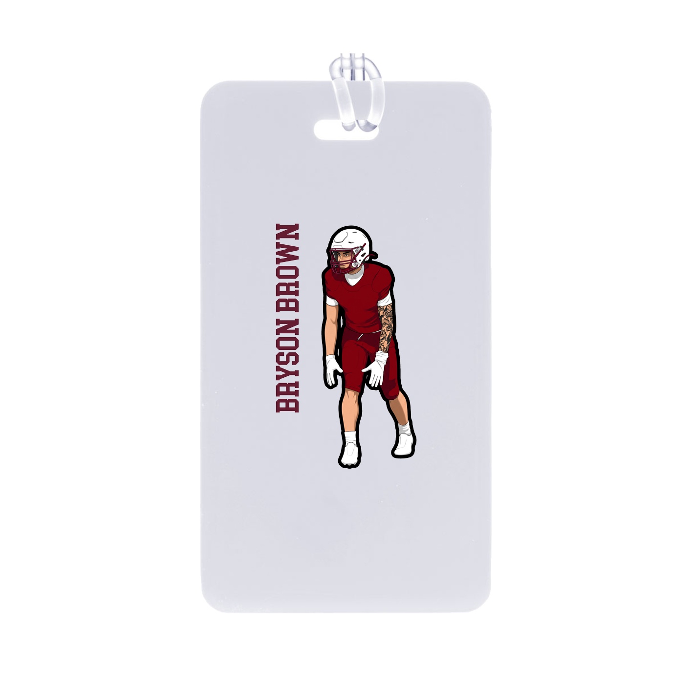 Bag Tag — Name Vertical in Classic