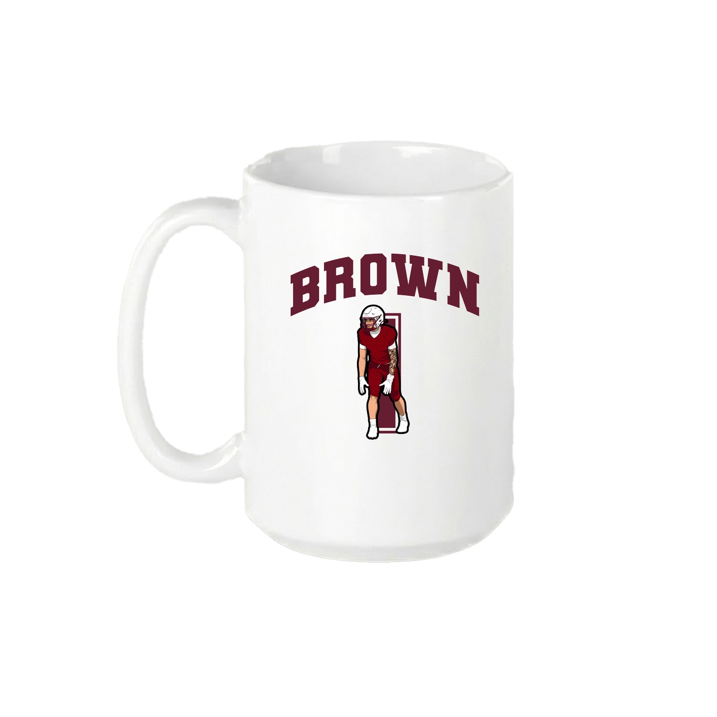15oz Coffee Mug — Number in White