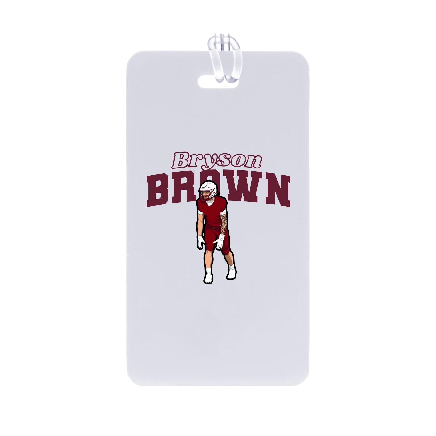 Bag Tag — Name Arch in Classic