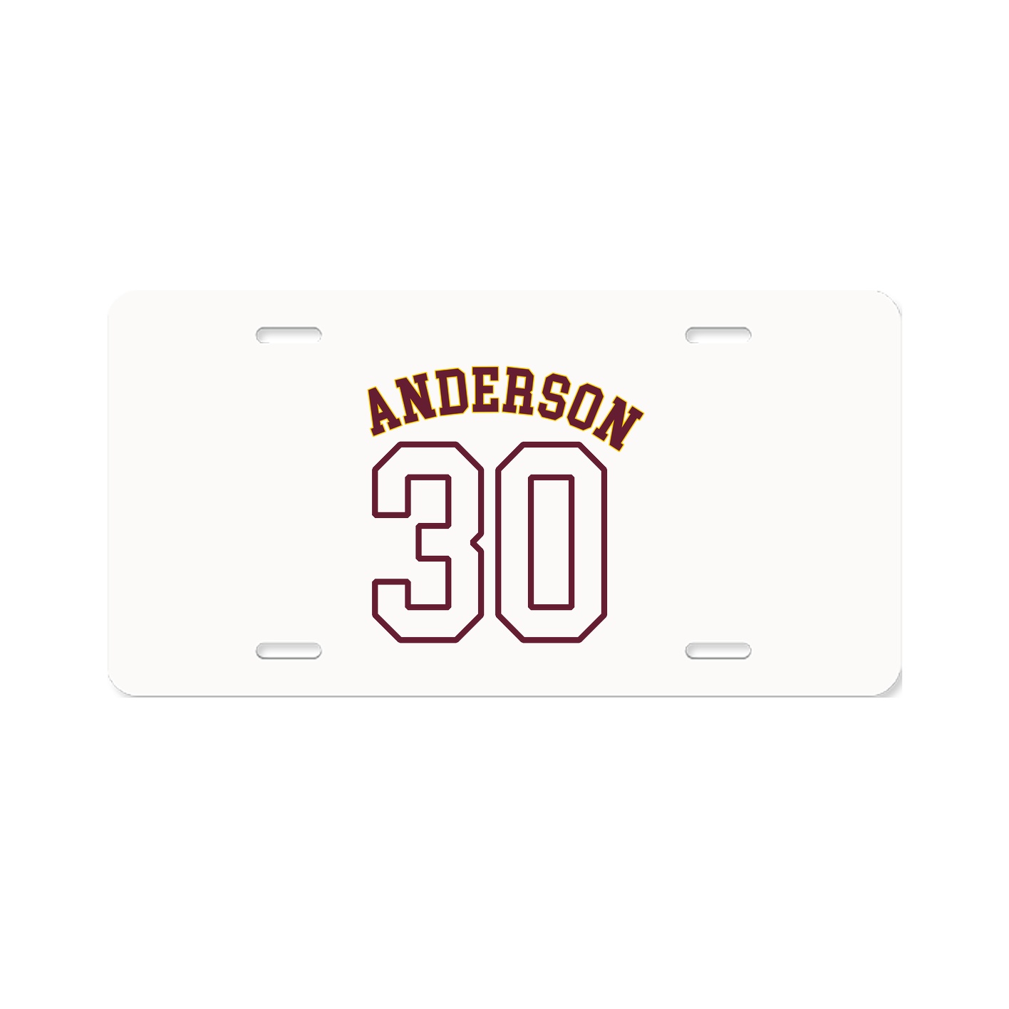 License Plate — Shirsey Arch in Classic
