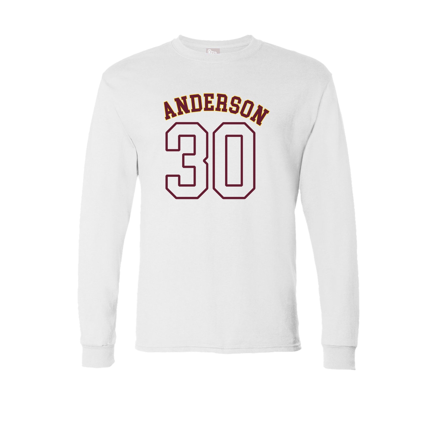 Long Sleeve Tee — Shirsey Arch in White