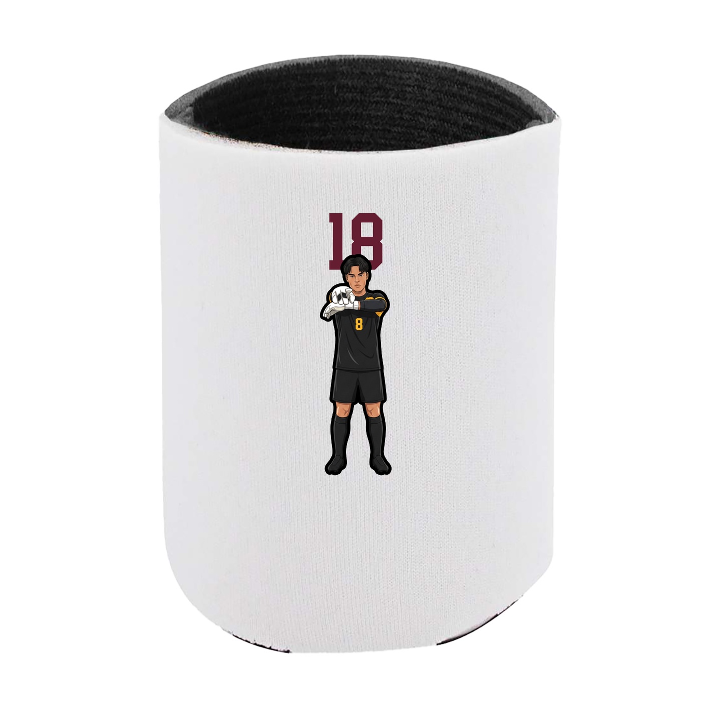 Can Holder — Number Top in White
