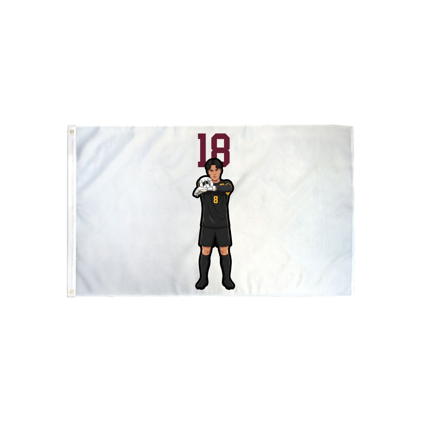 3x5 Flag — Number Top in Classic