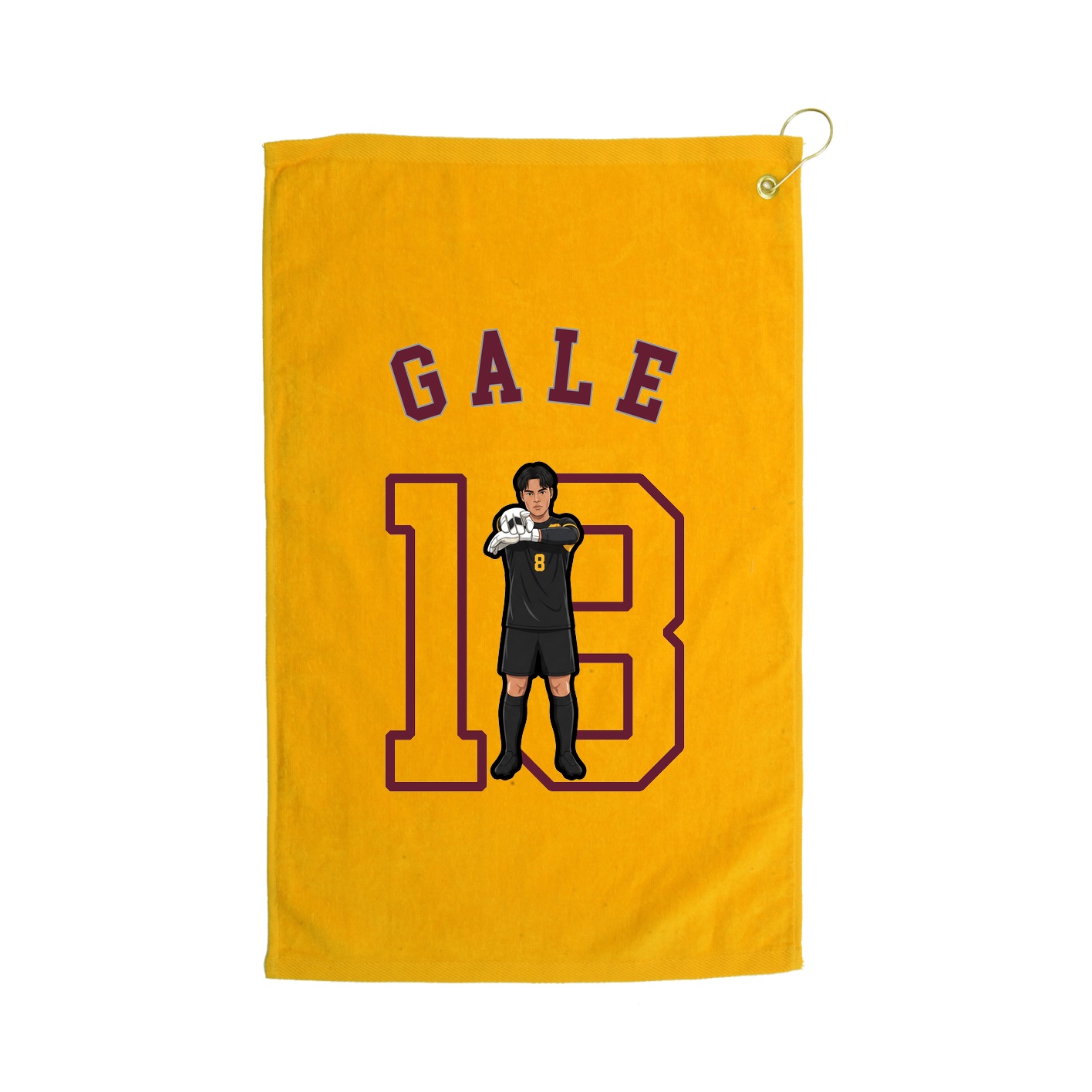 Golf Towel — Shirsey Arch in Gold