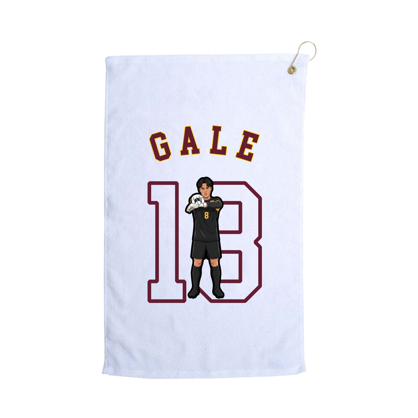 Golf Towel — Shirsey Arch in White
