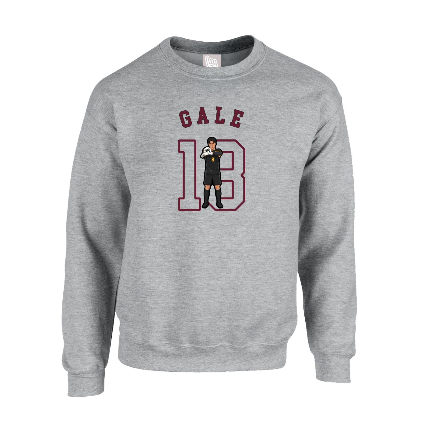 Fleece Crew — Shirsey Arch in Grey