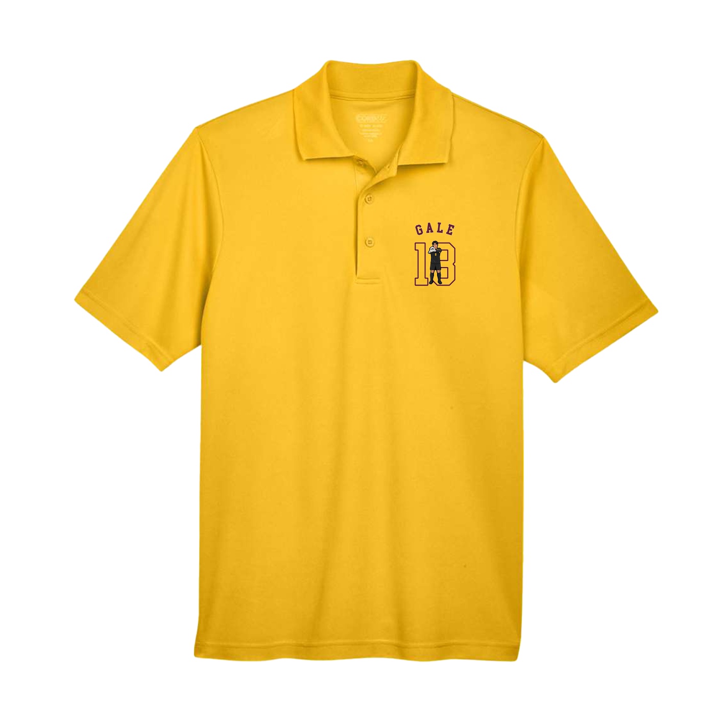 Performance Polo — Shirsey Arch in Gold