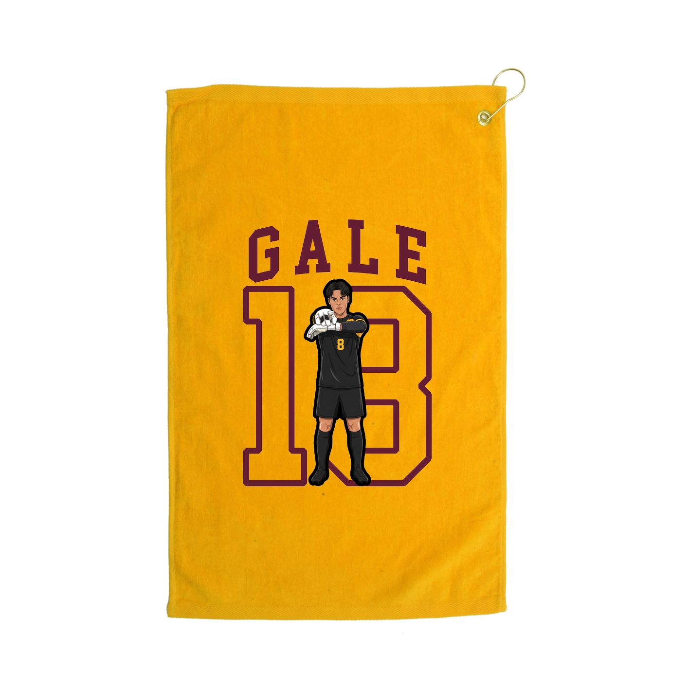 Golf Towel — Shirsey in Gold