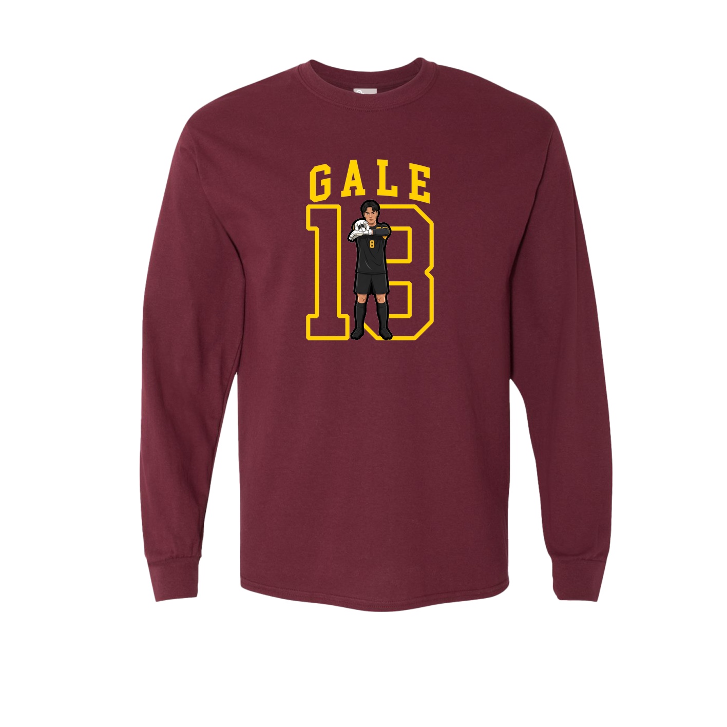 Long Sleeve Tee — Shirsey in Maroon