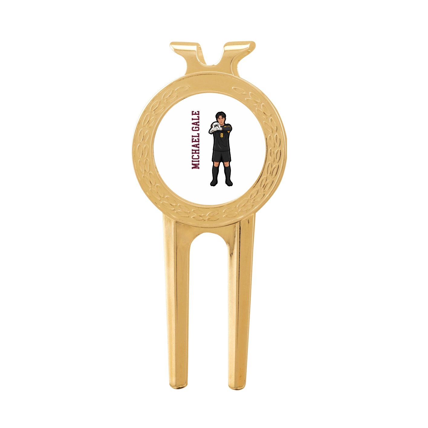 Divot Tool with Ball Marker — Name Vertical in Classic