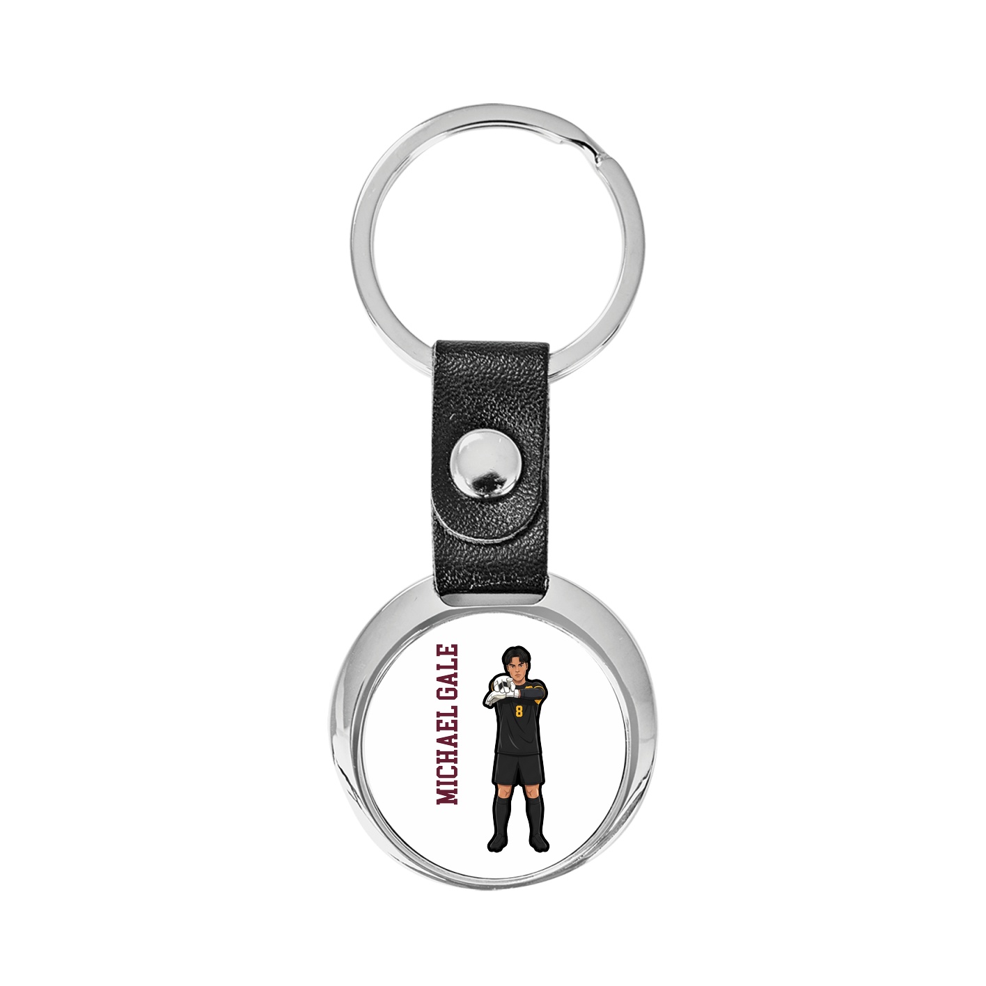 Key Chain — Name Vertical in Classic