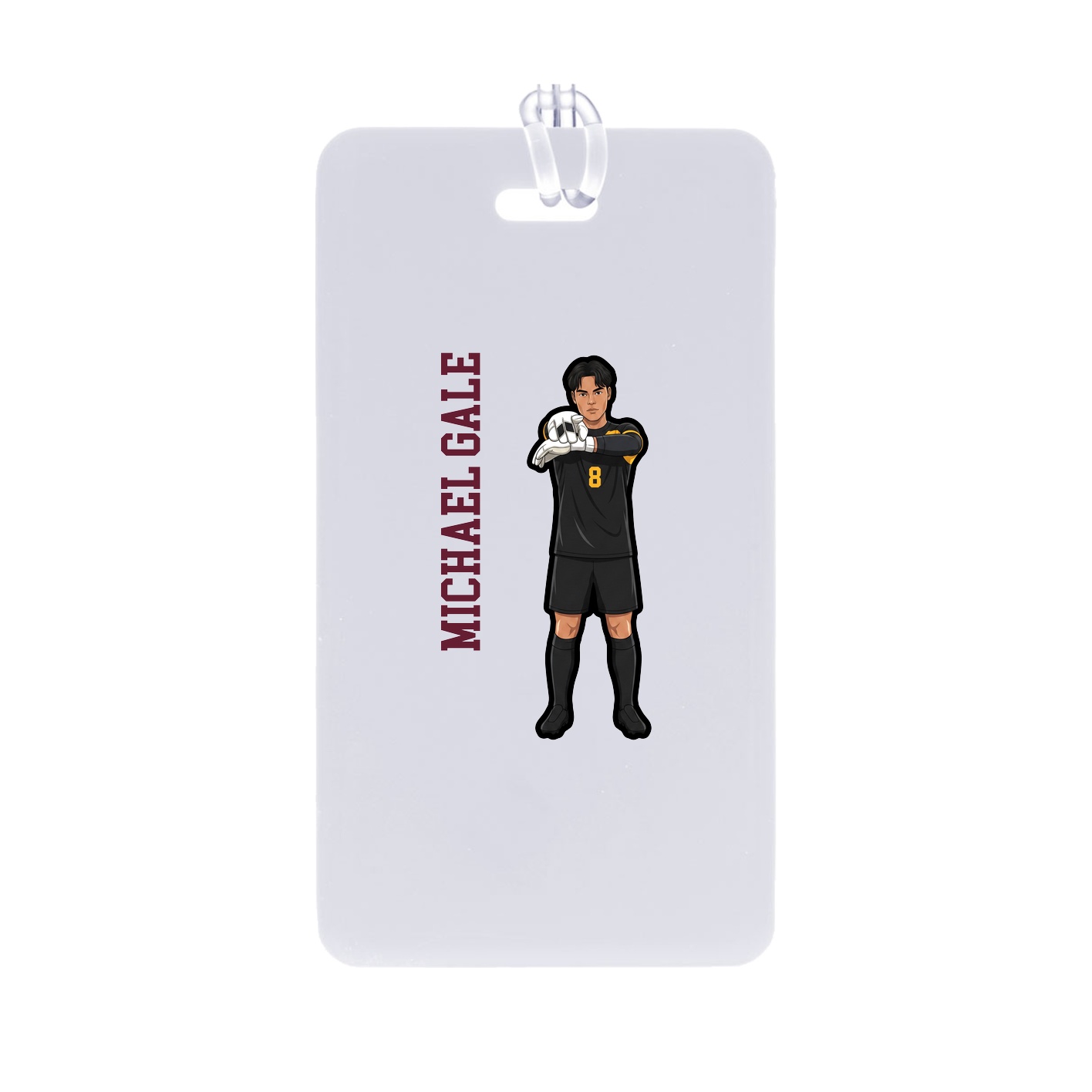 Bag Tag — Name Vertical in Classic