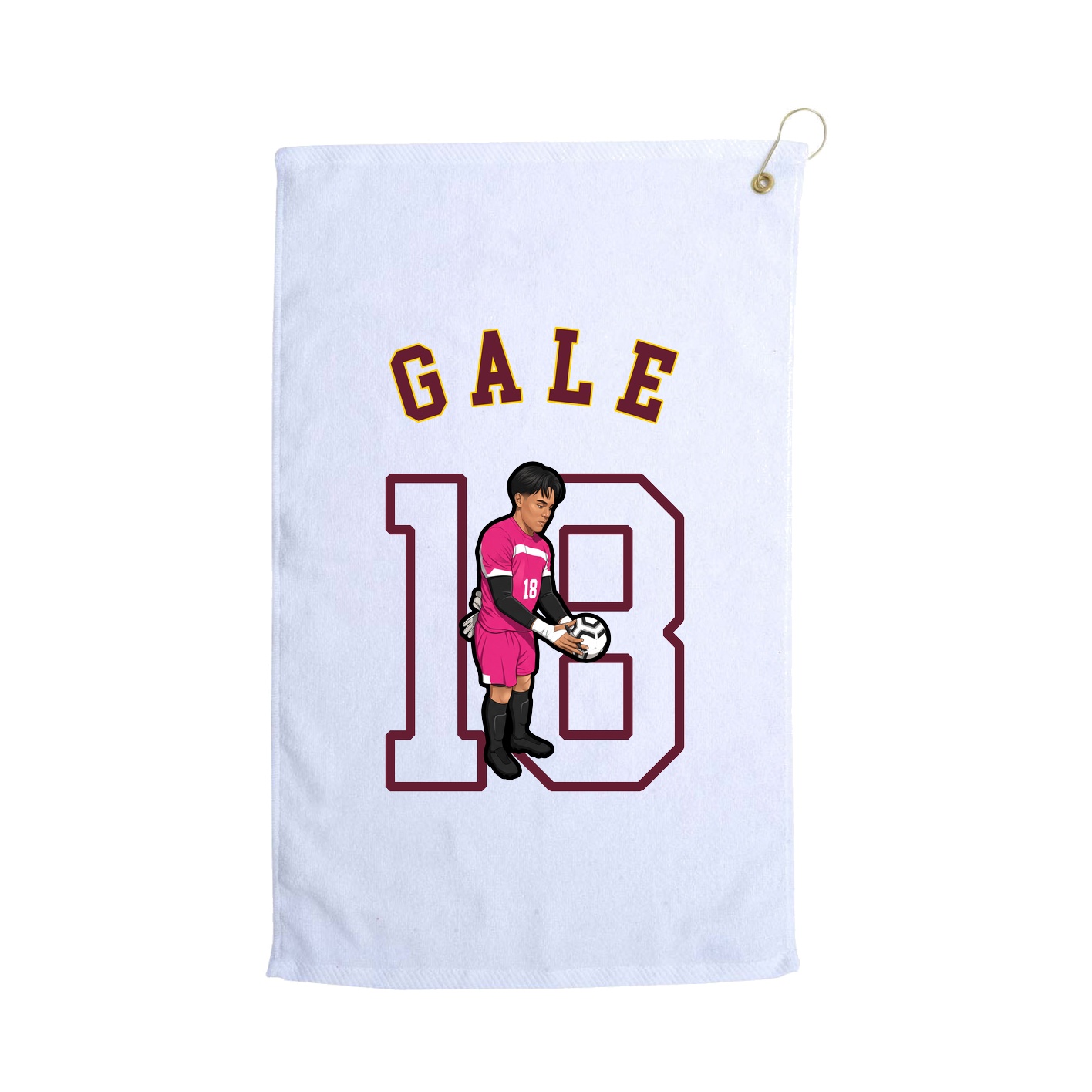 Golf Towel — Shirsey Arch in White