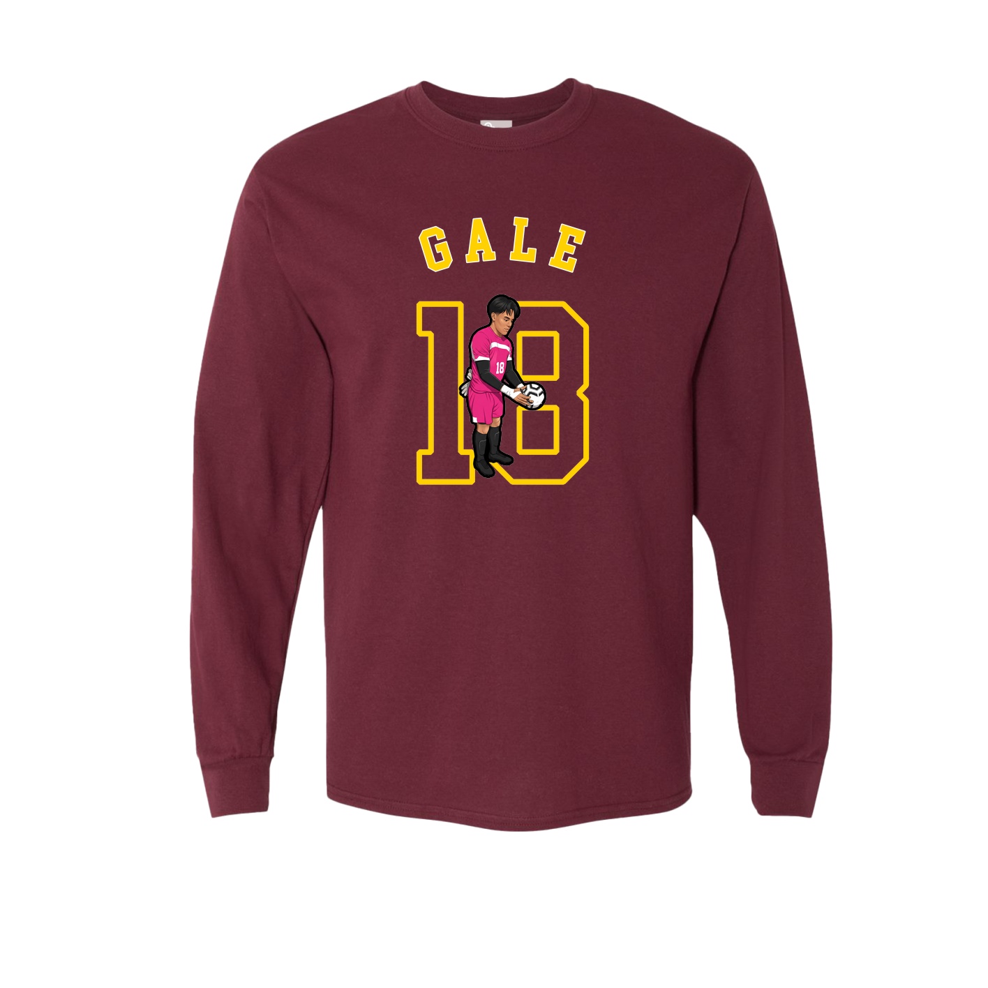 Long Sleeve Tee — Shirsey Arch in Maroon