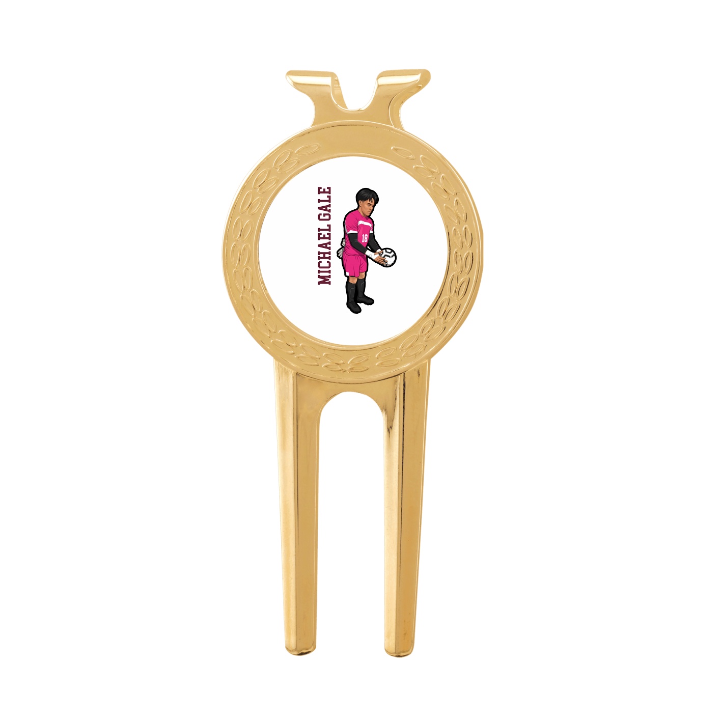 Divot Tool with Ball Marker — Name Vertical in Classic