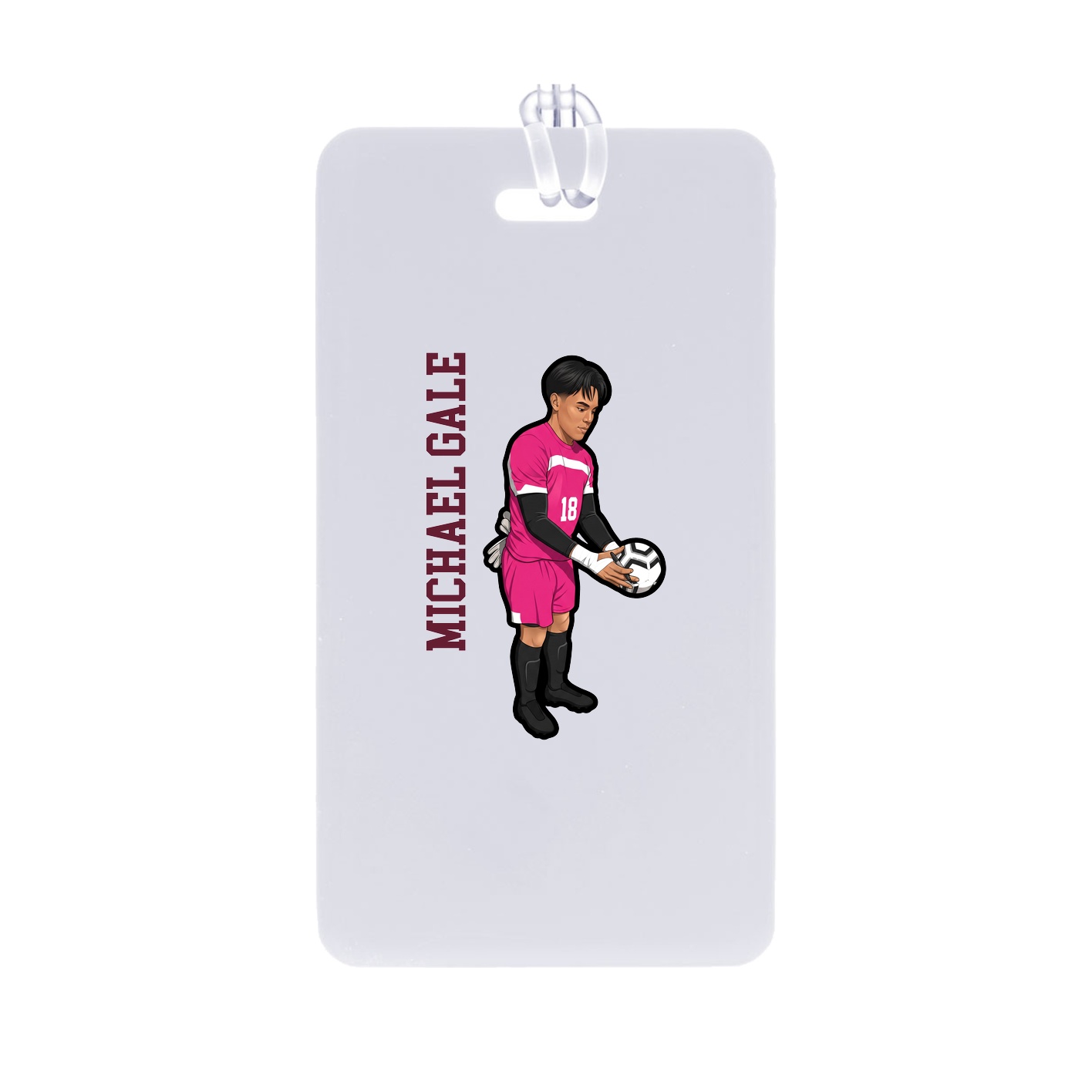 Bag Tag — Name Vertical in Classic