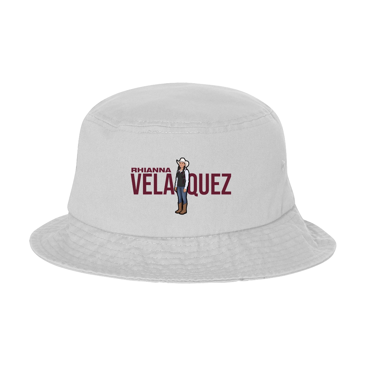 Bucket Cap — Player Name in White