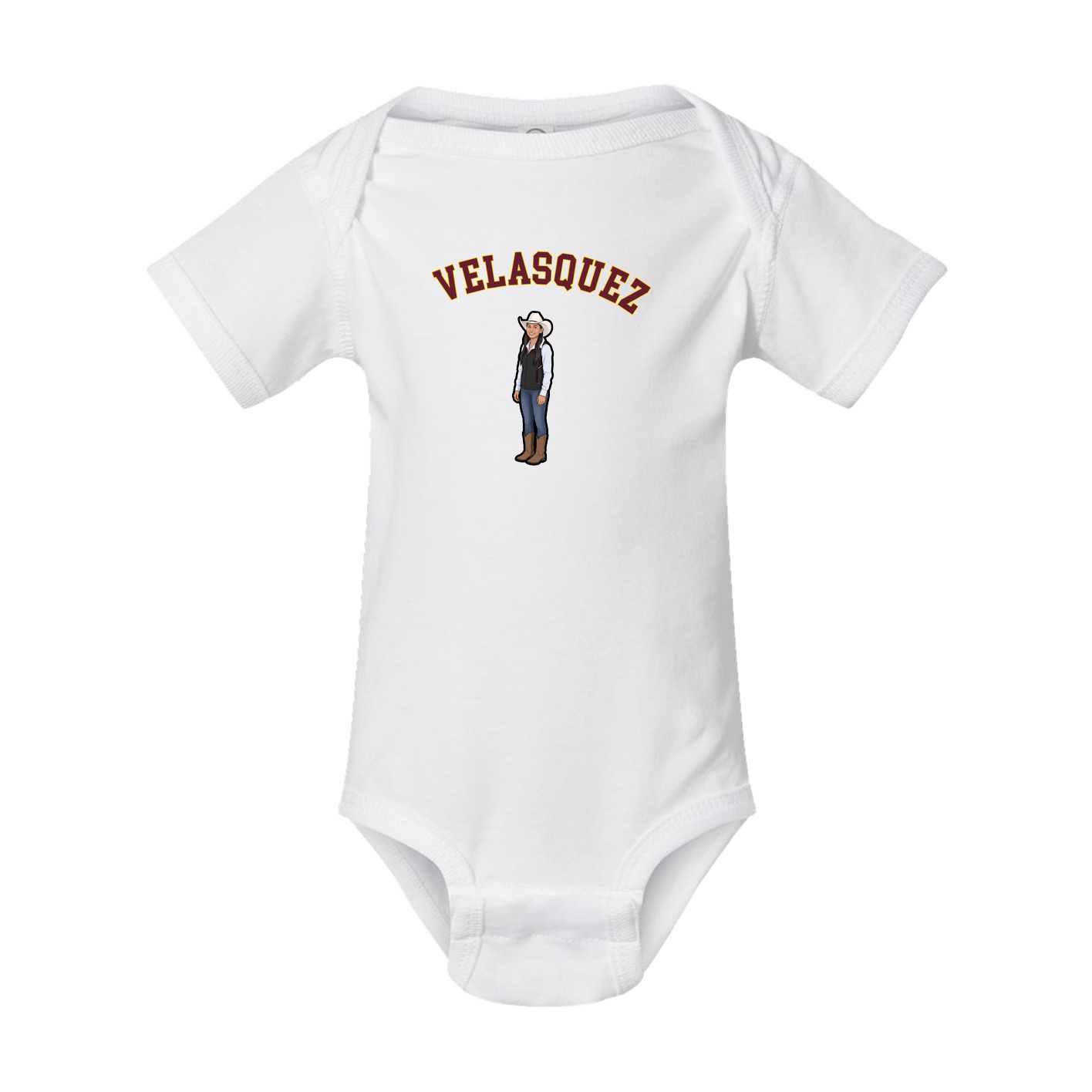 Baby Onesie — Shirsey Arch in White