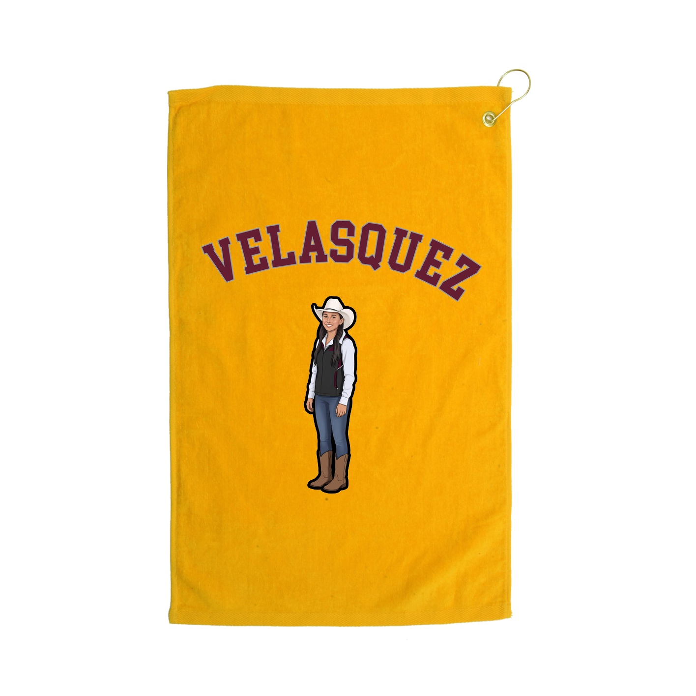 Golf Towel — Shirsey Arch in Gold
