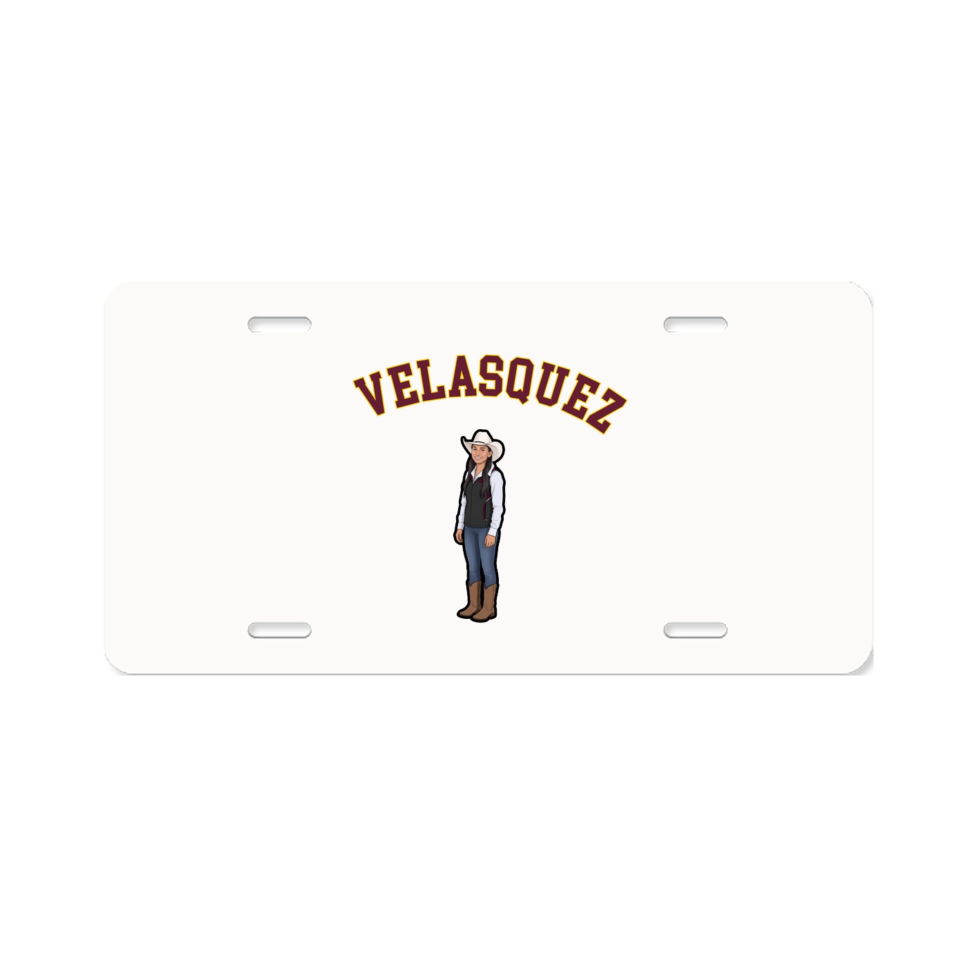 License Plate — Shirsey Arch in Classic