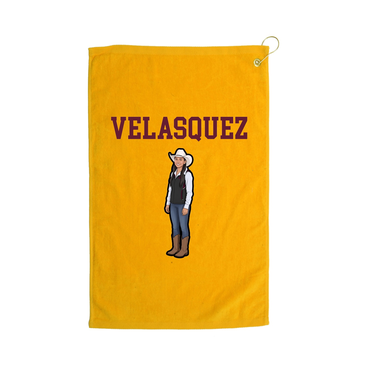 Golf Towel — Shirsey in Gold