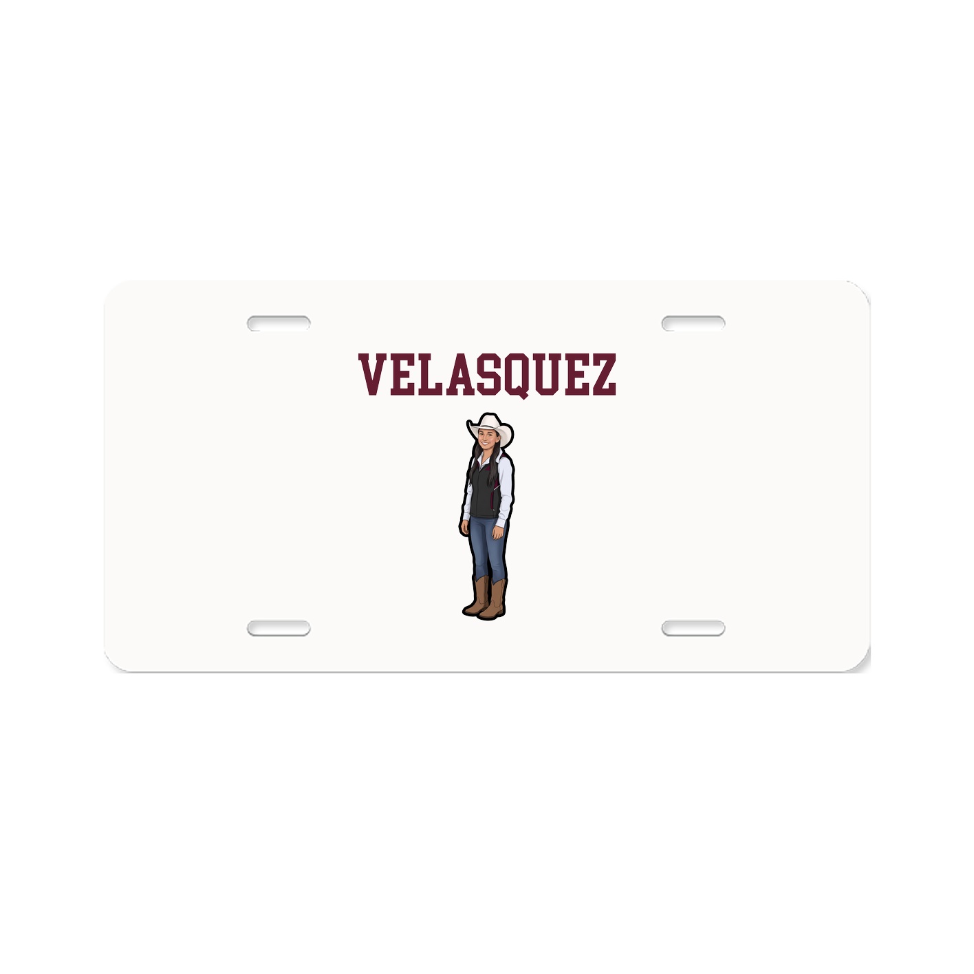 License Plate — Shirsey in Classic