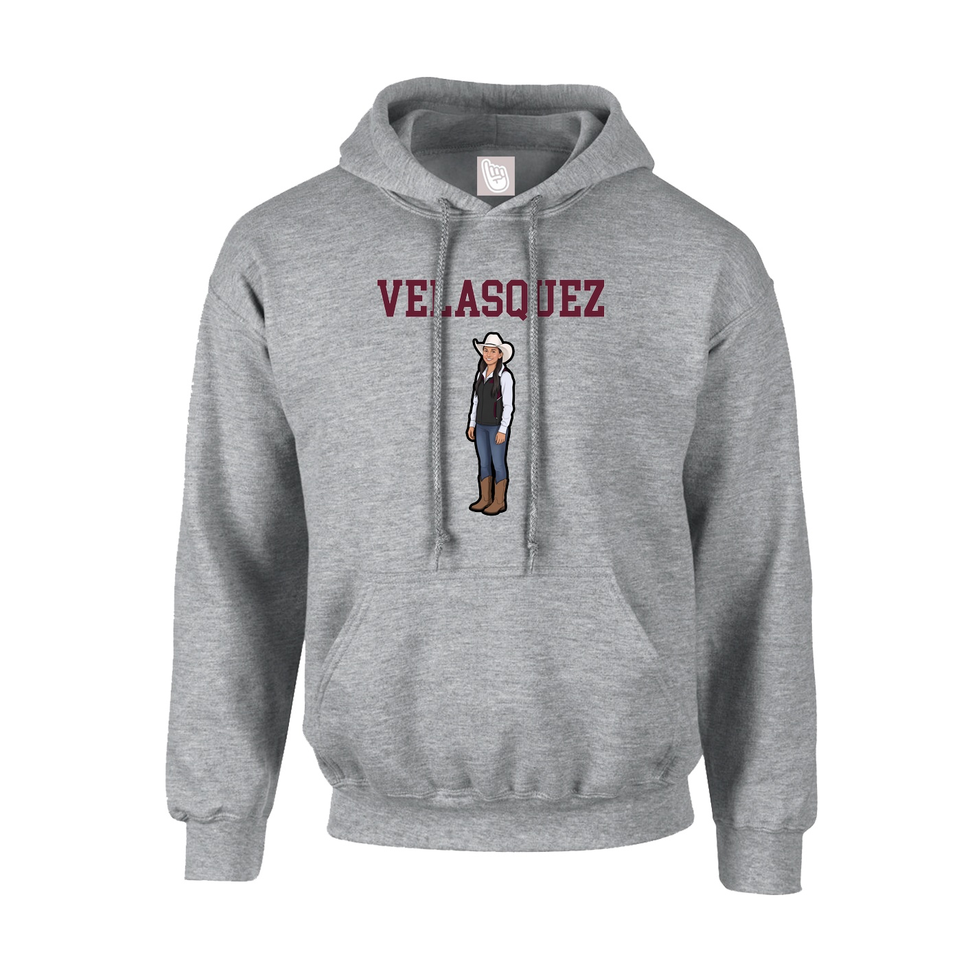 Hoodie — Shirsey in Grey