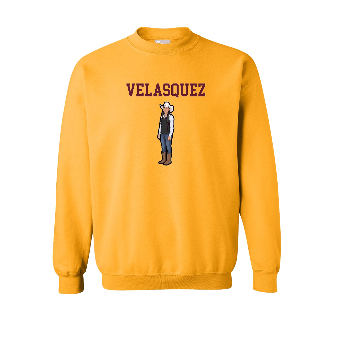 Fleece Crew — Shirsey in Gold