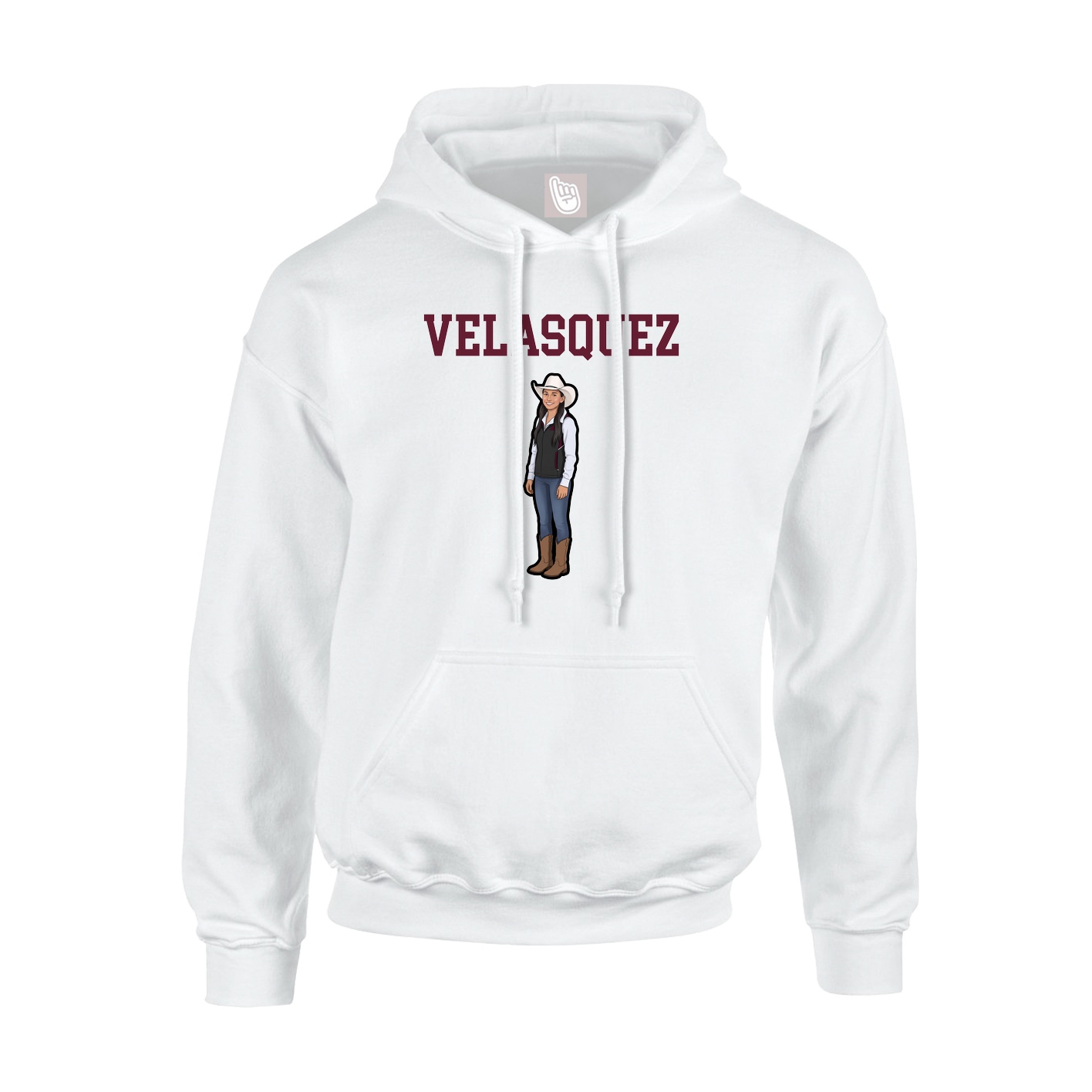 Youth Hoodie — Shirsey in White