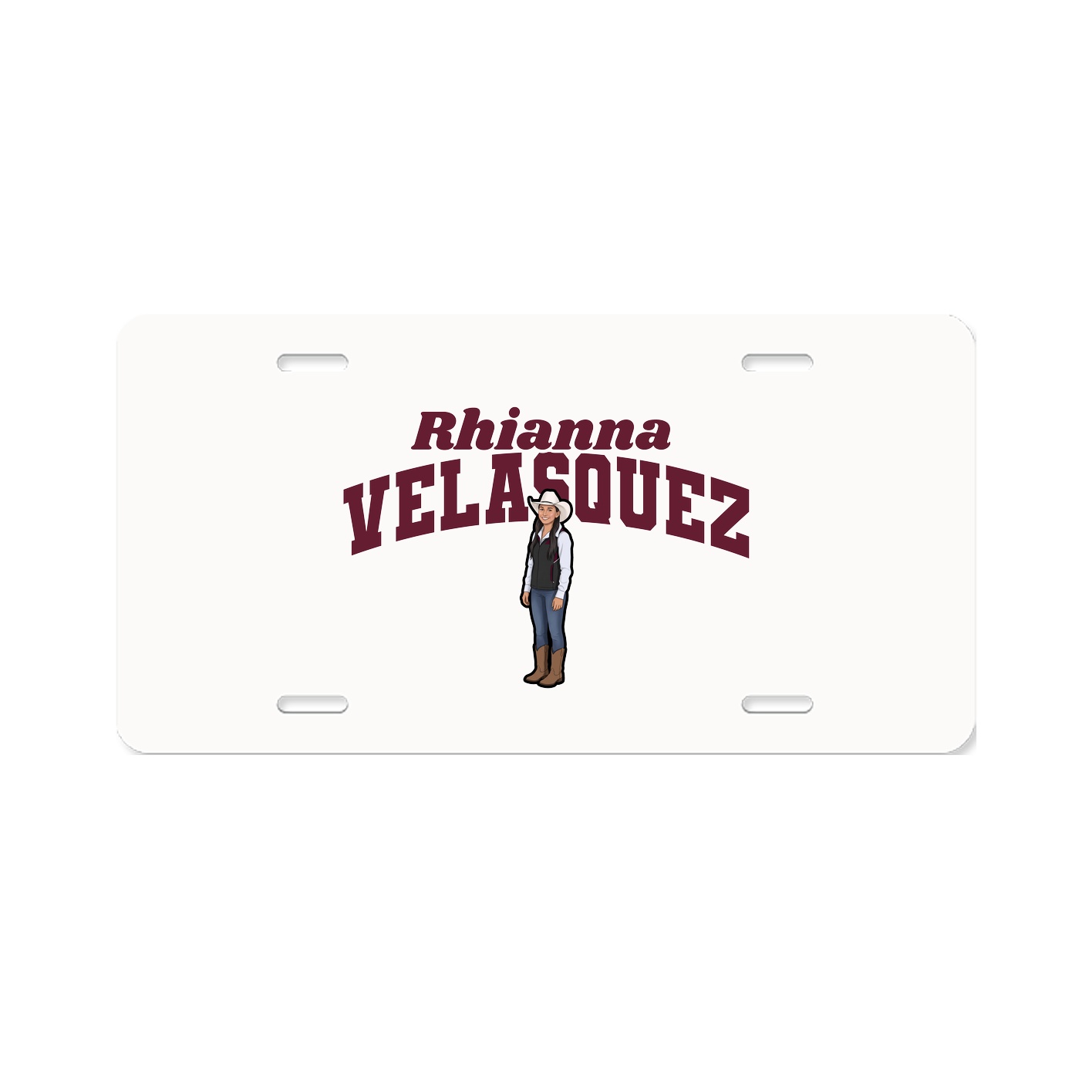 License Plate — Signature Arch in Classic