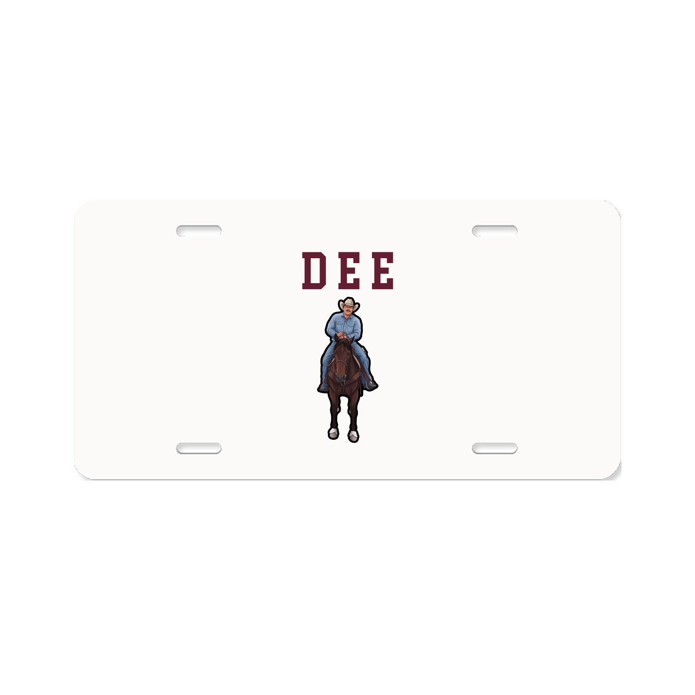License Plate — Shirsey in Classic