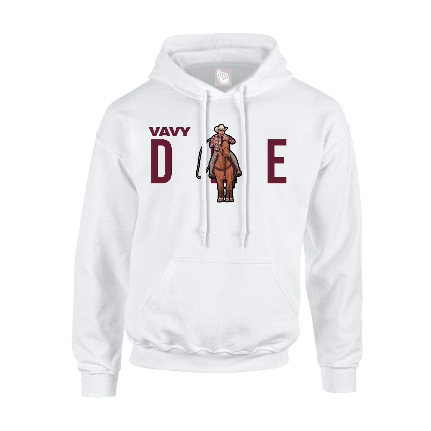 Hoodie — Player Name in White