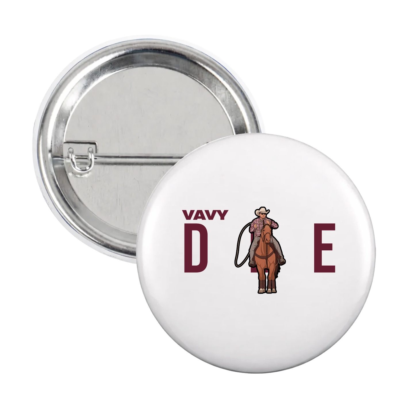 Game Day Button — Player Name in White