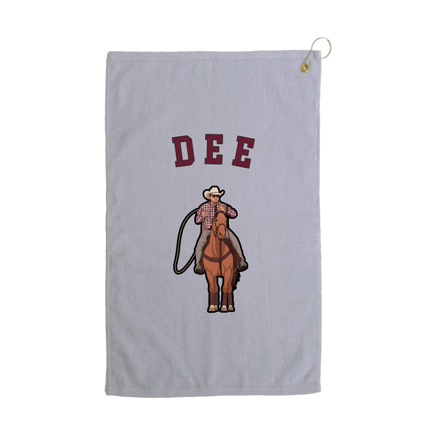 Golf Towel — Shirsey Arch in Grey