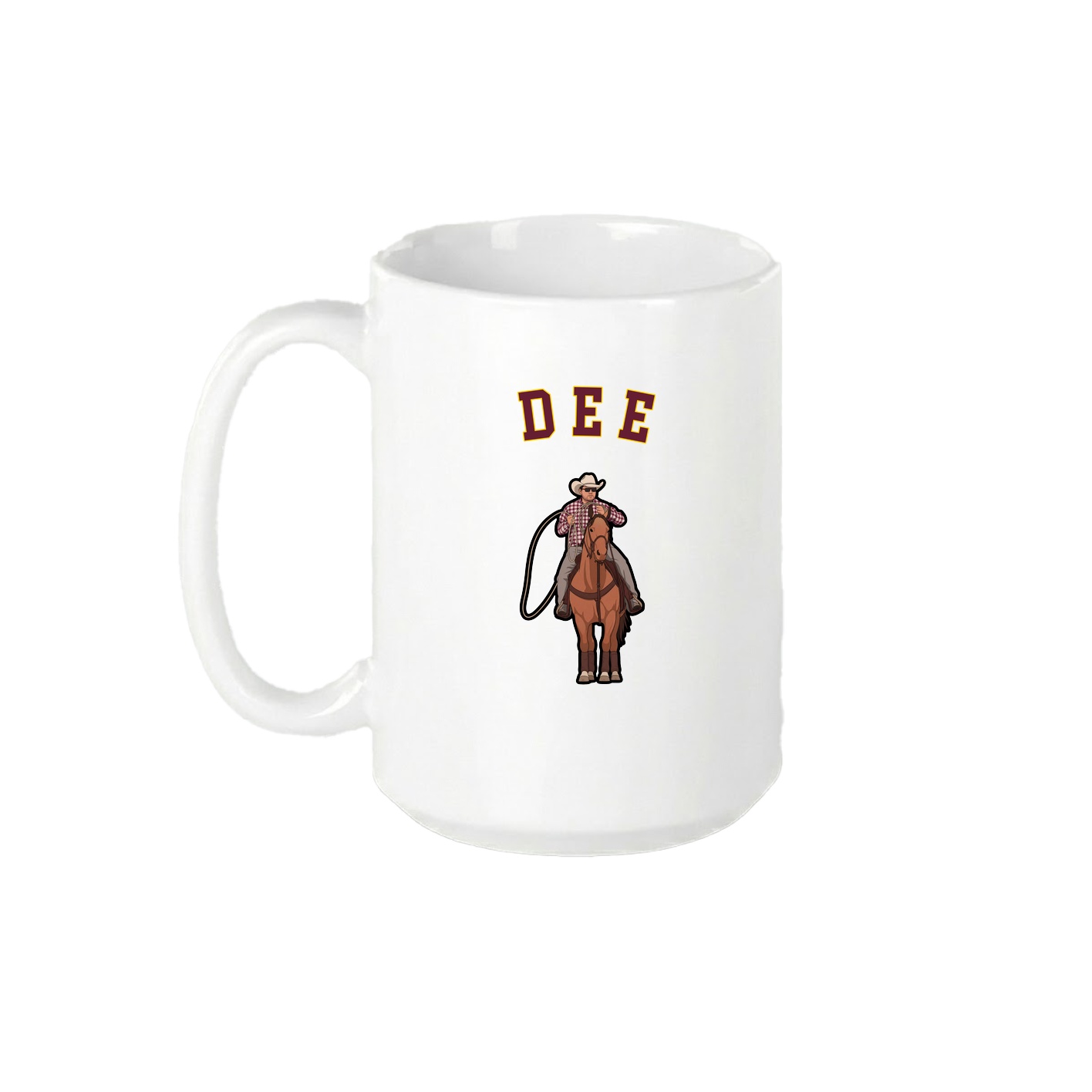 15oz Coffee Mug — Shirsey Arch in White