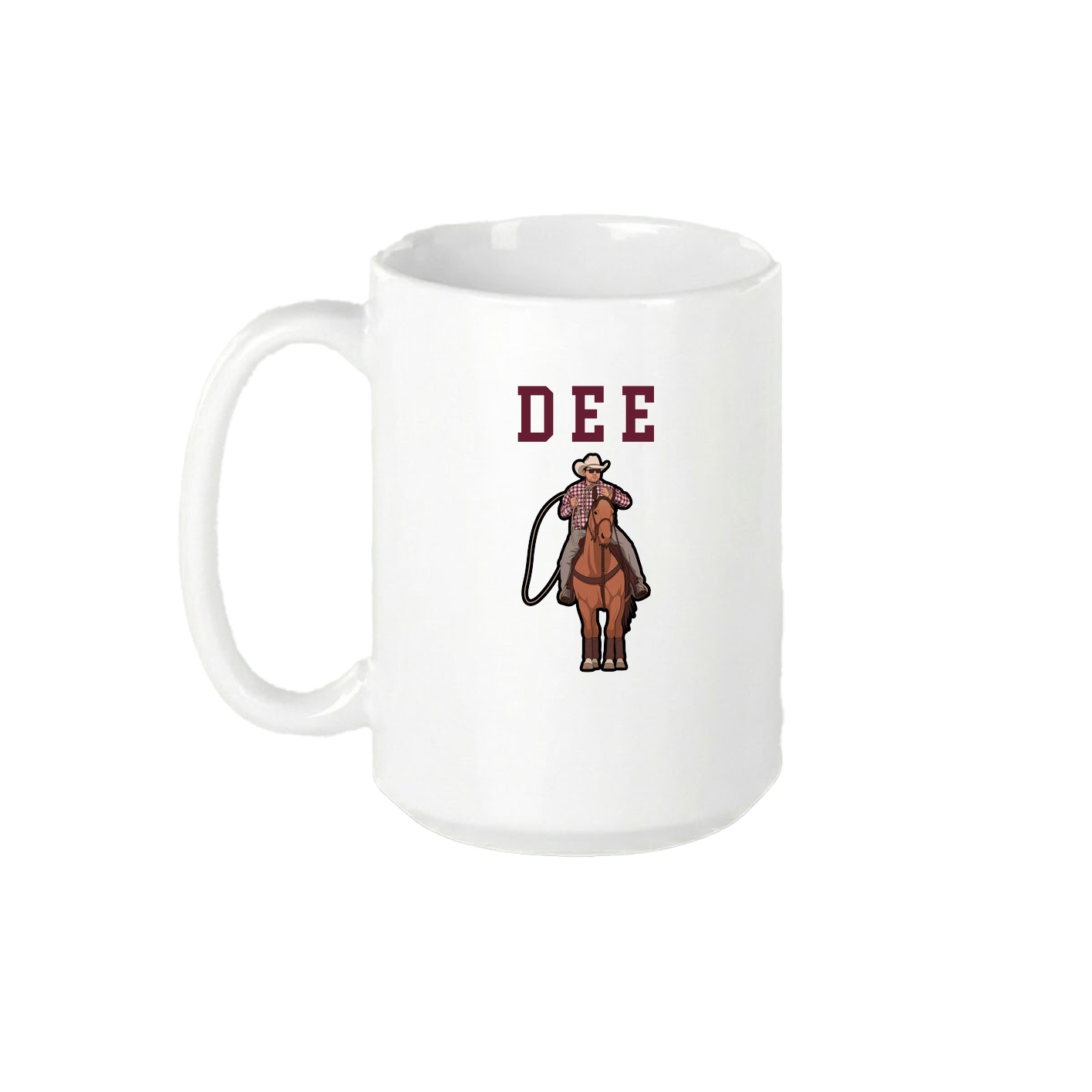 15oz Coffee Mug — Shirsey in White