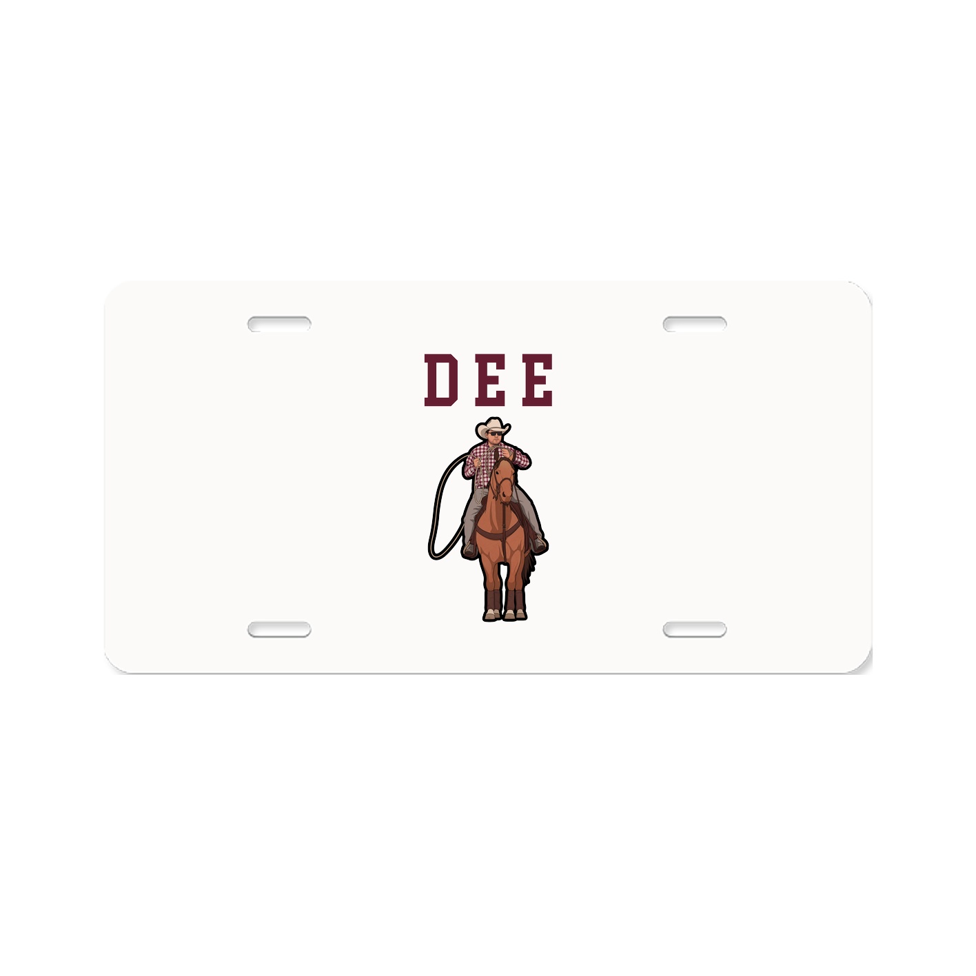 License Plate — Shirsey in Classic