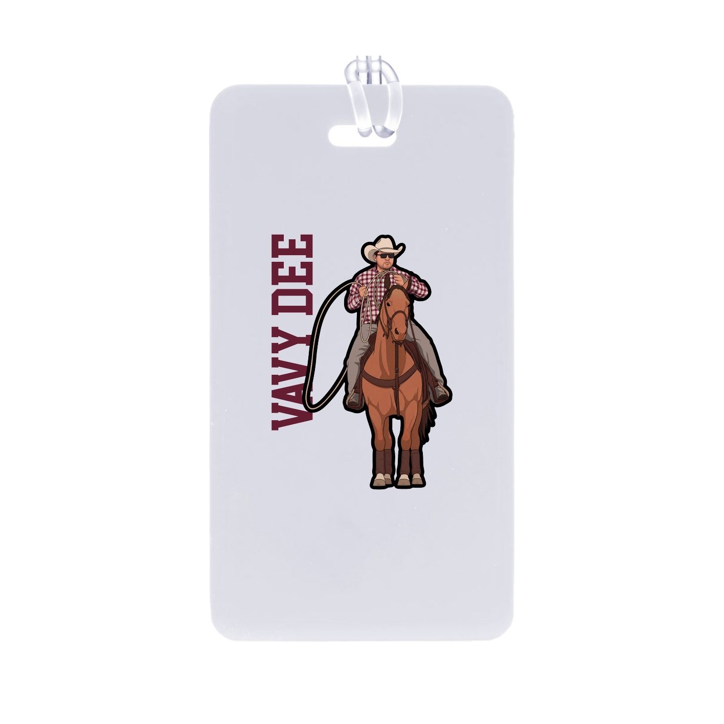 Bag Tag — Name Vertical in Classic