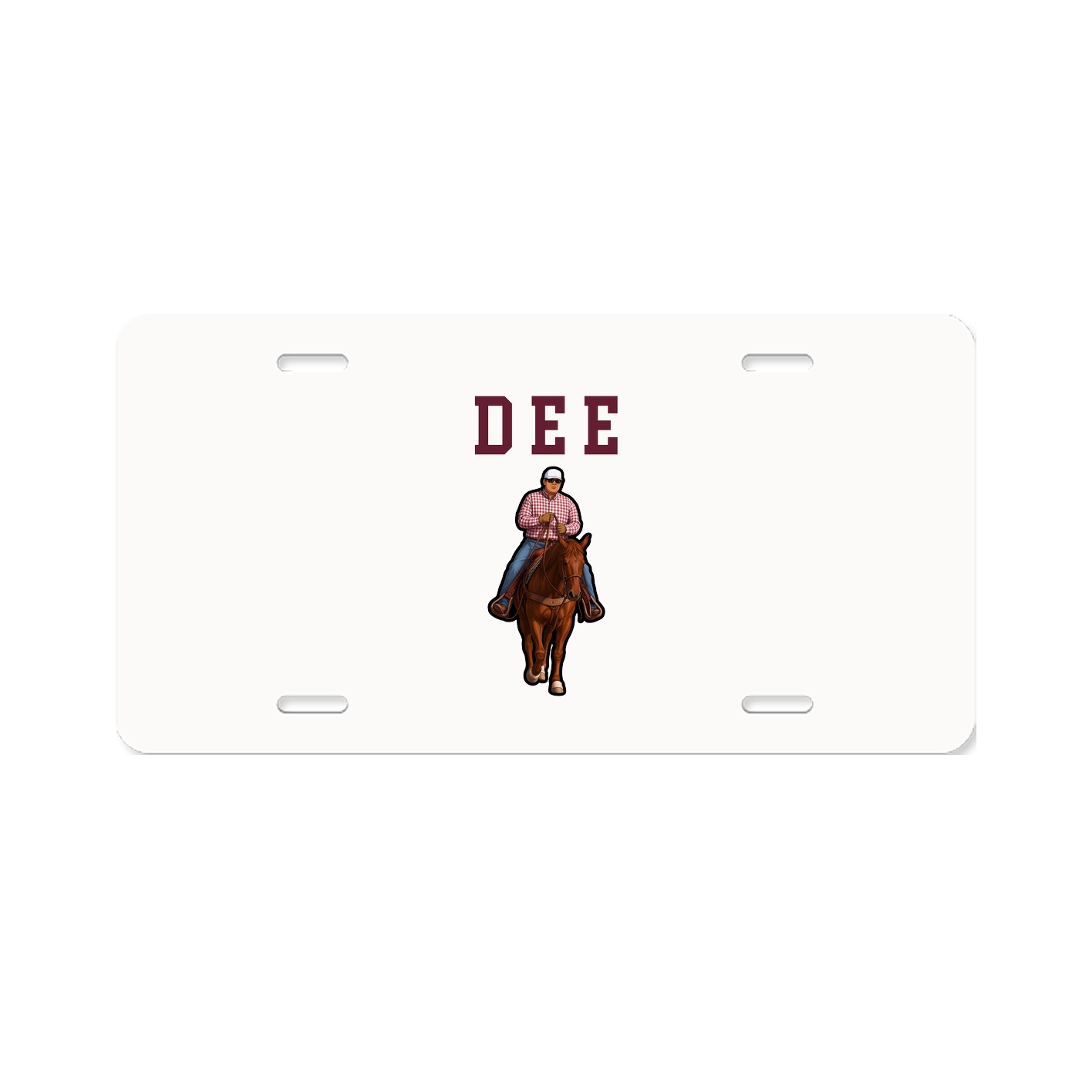 License Plate — Shirsey in Classic