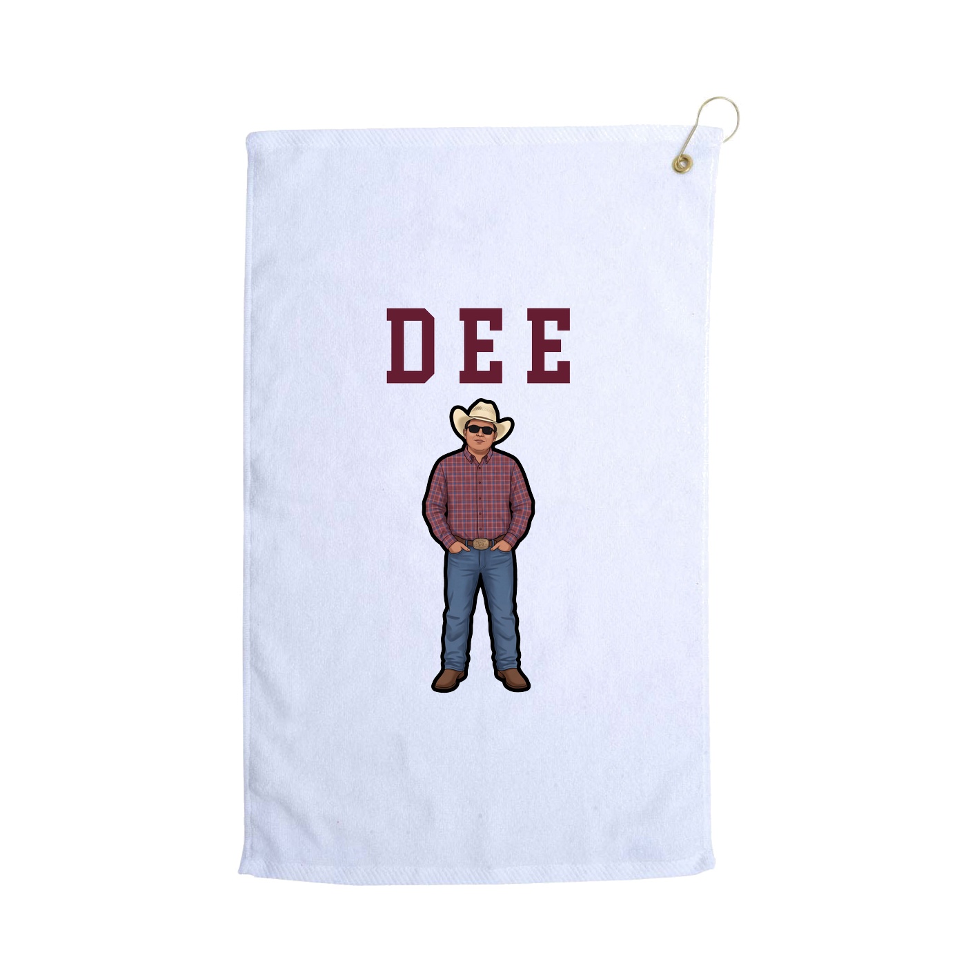 Golf Towel — Shirsey in White