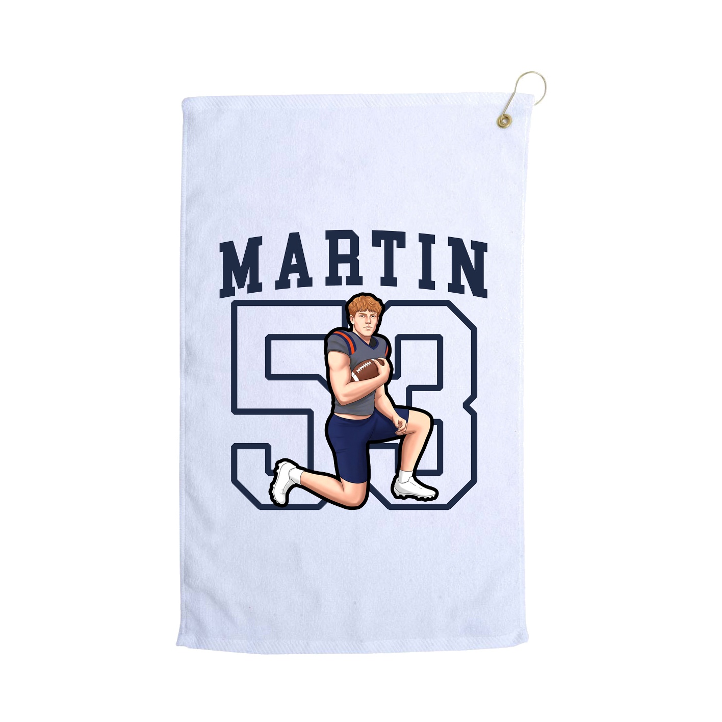 Golf Towel — Shirsey in White