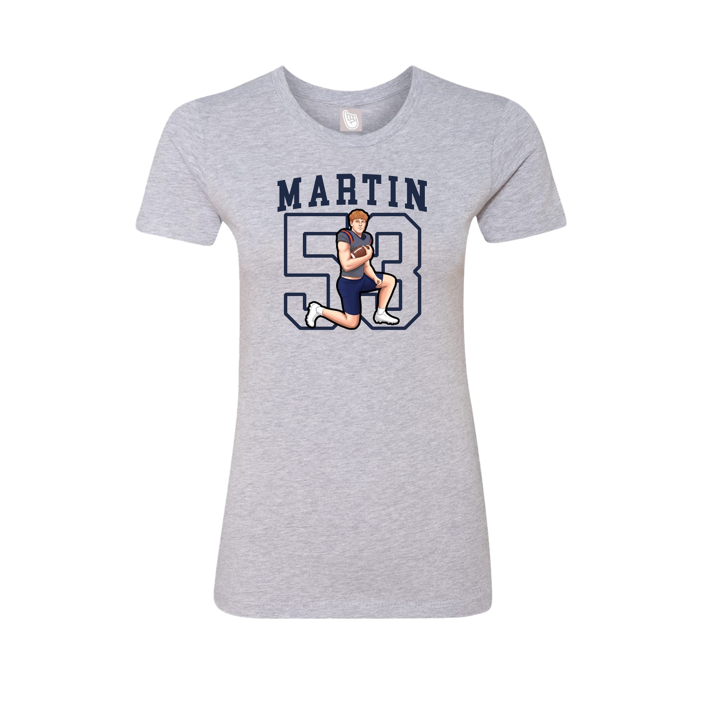 Fitted Women's Tee — Shirsey in Grey