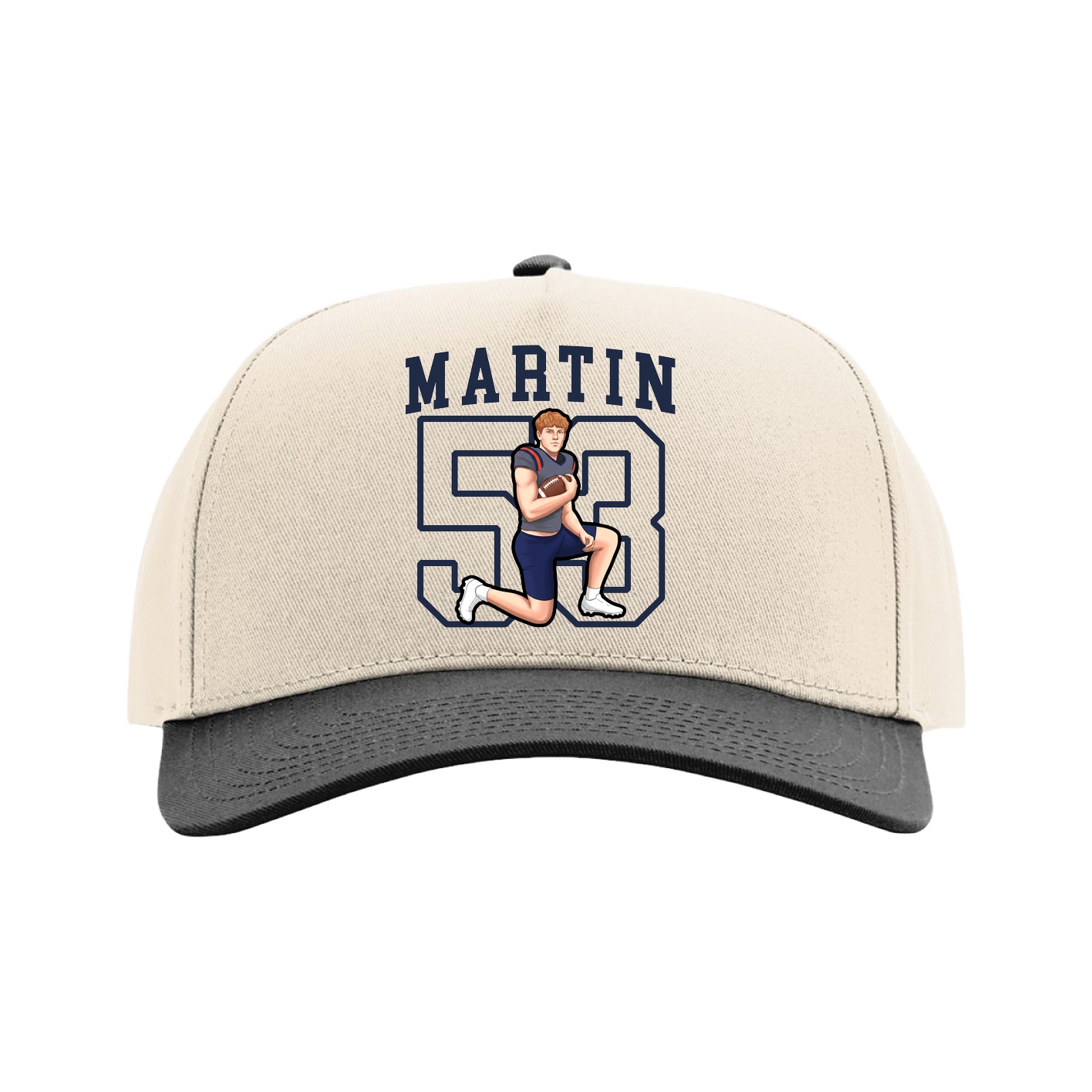 Full Fabric Five-Panel Champ Cap