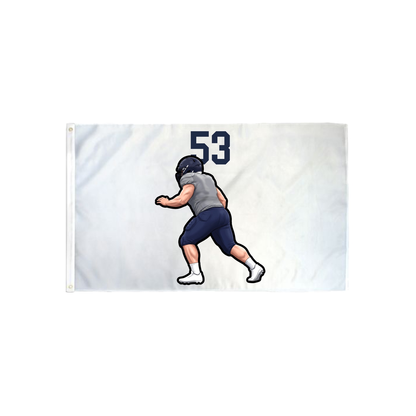 3x5 Flag — Number Top in Classic