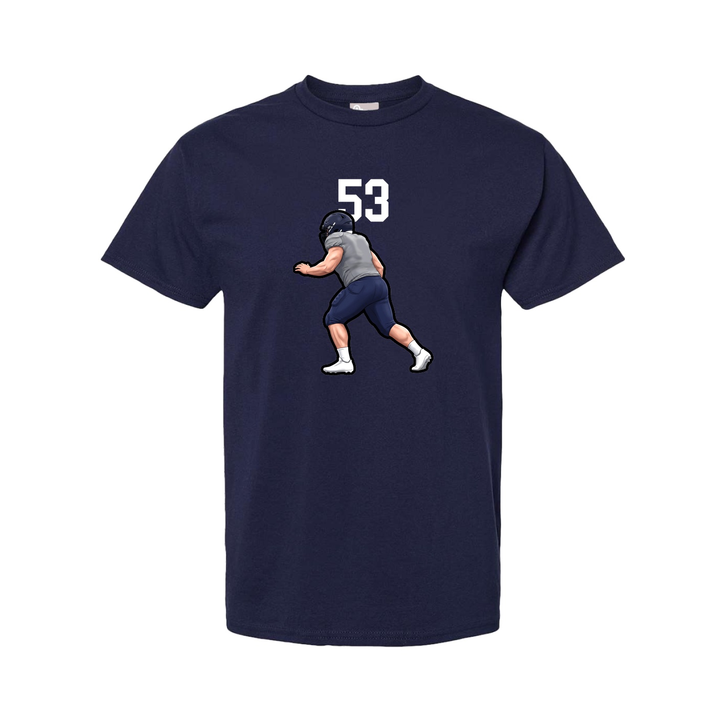 Tee — Number Top in Navy