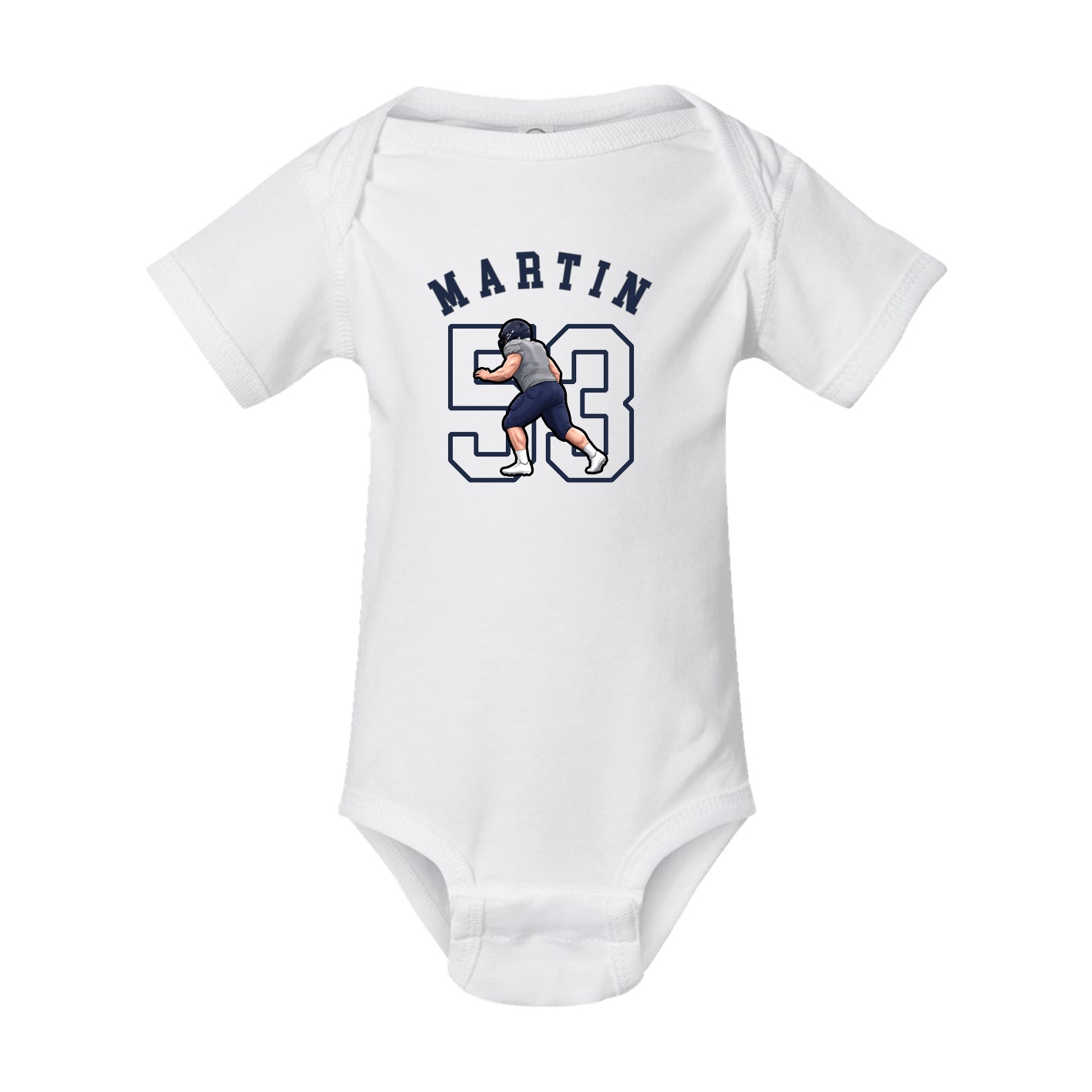 Baby Onesie — Shirsey Arch in White