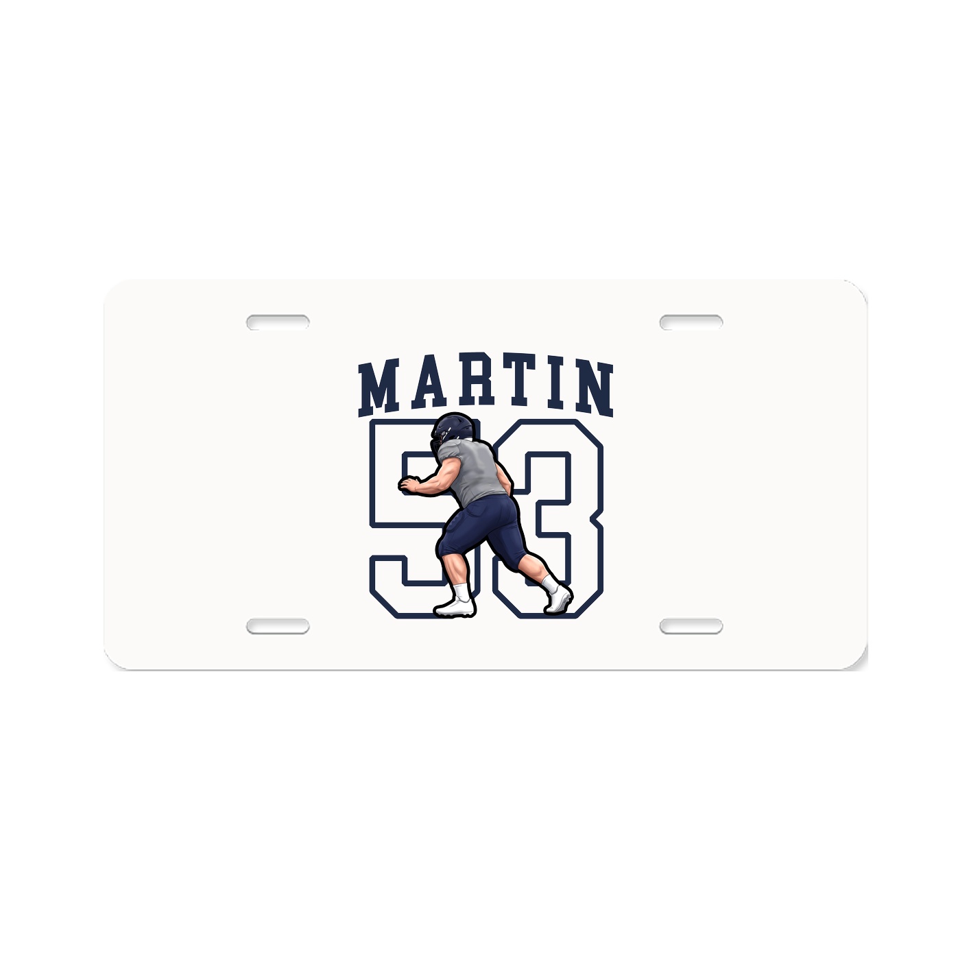 Aluminum License Plate