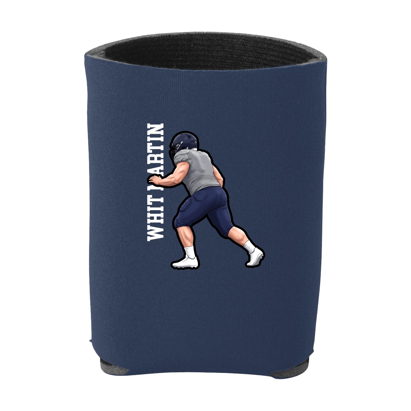 Can Holder — Name Vertical in Navy
