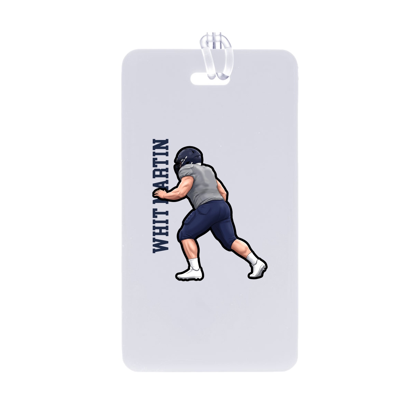 Bag Tag — Name Vertical in Classic