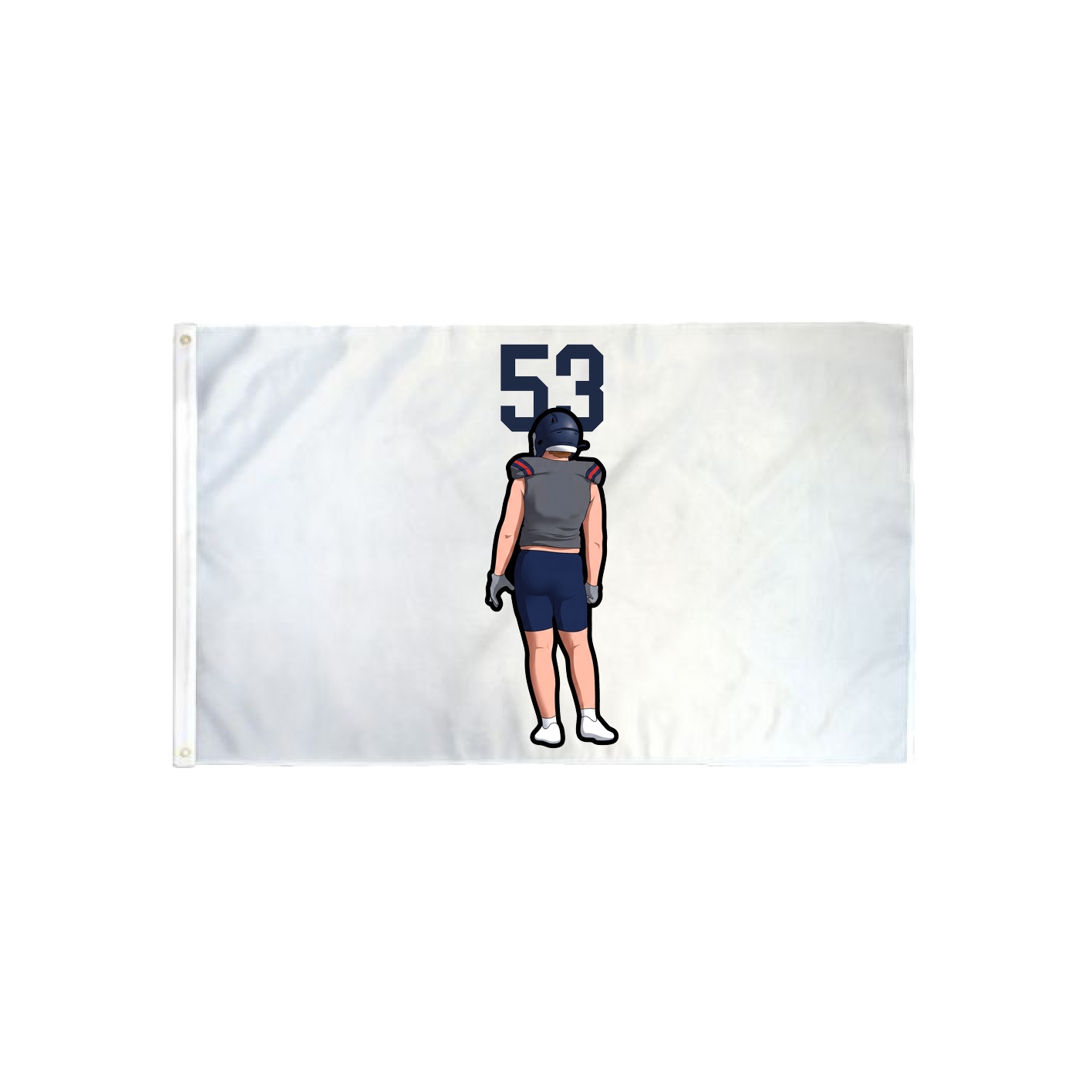 3x5 Flag — Number Top in Classic
